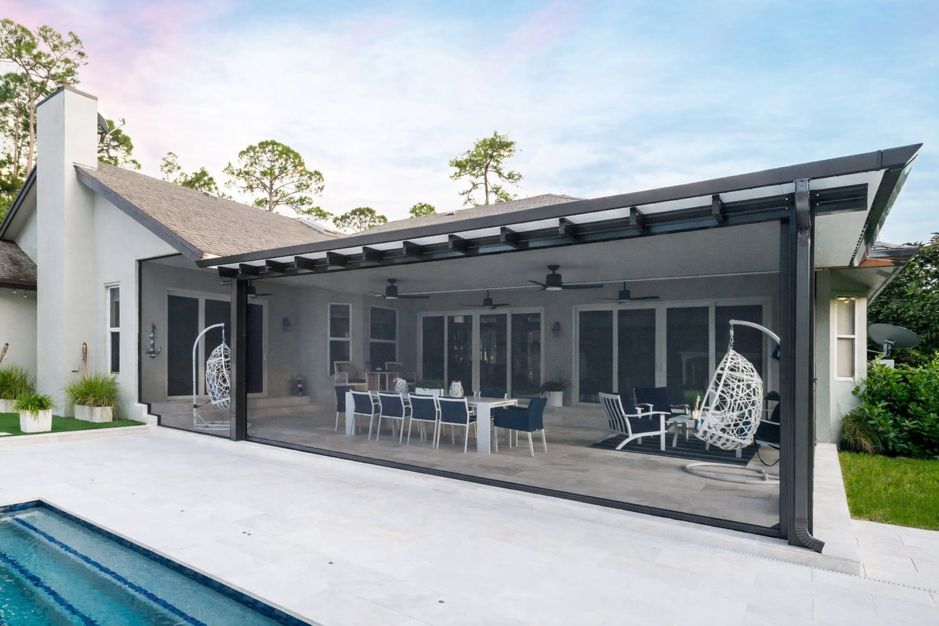 Screen Room Installation in Tracy, CA